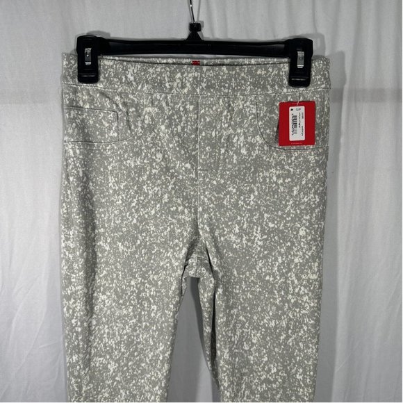 NWT $98‎ Spanx [ Small ] Ankle Jean-ish Leggings in Speckled Grey White - Picture 7 of 13